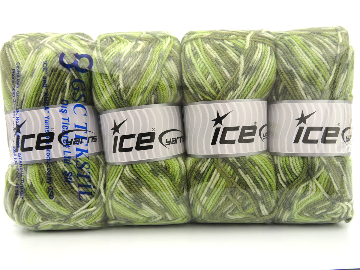 Wool Design Green Shades fnt2-80282