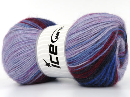 Angora Active Lilac Shades, Burgundy, Blue Shades fnt2-80285