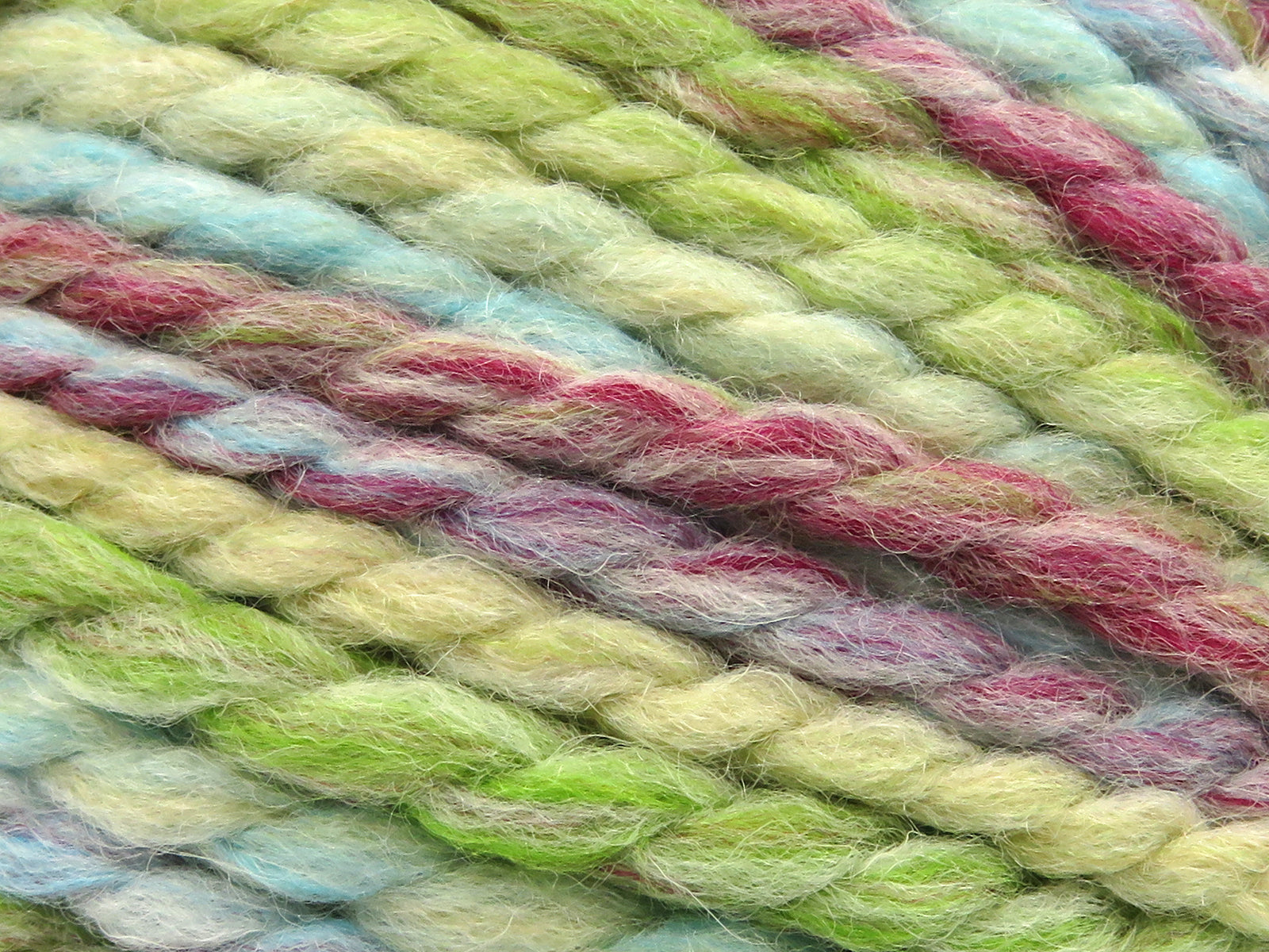 Puzzle Wool Chunky Fuchsia, Turquoise, Green Shades fnt2-80293