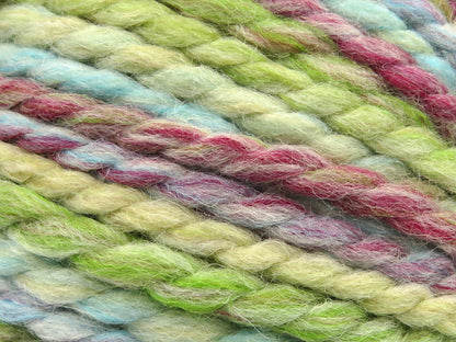 Puzzle Wool Chunky Fuchsia, Turquoise, Green Shades fnt2-80293