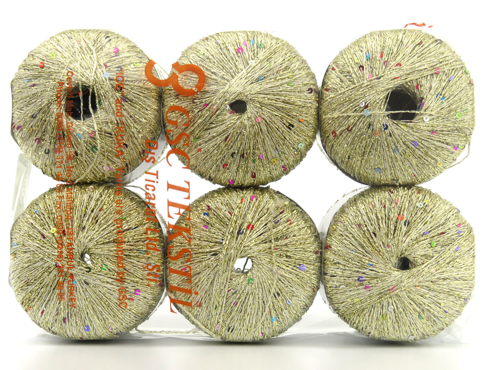 Dazzle Paillette Gold, Rainbow fnt2-80307