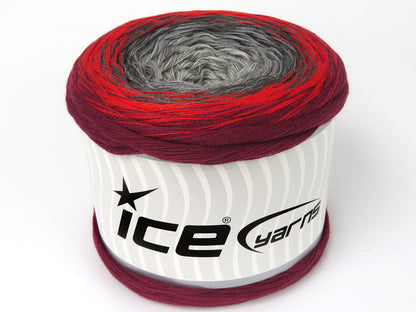 Cakes Cotton Fine Grey Shades, Red, Maroon fnt2-80308