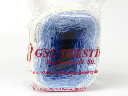 Cakes Cotton Fine Blue Shades, White fnt2-80309