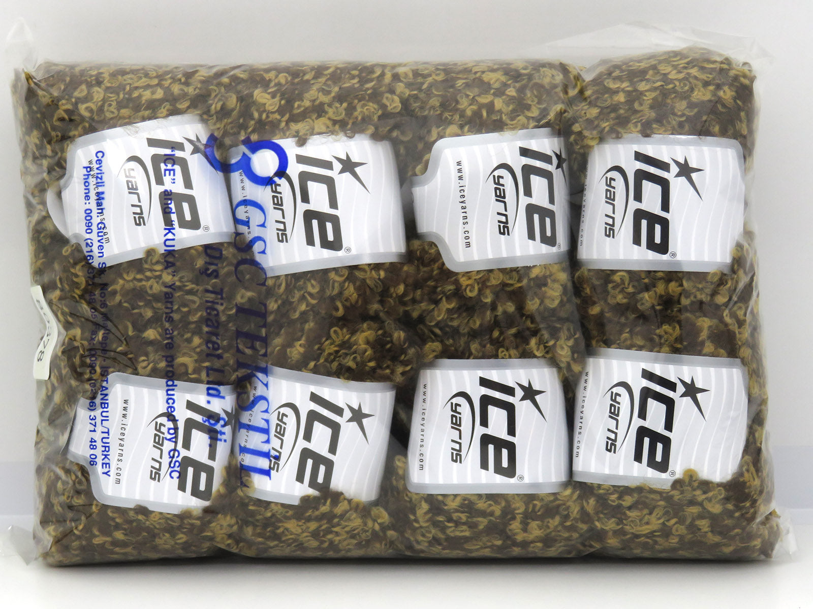 Alpaca Boucle Brown Shades fnt2-80378