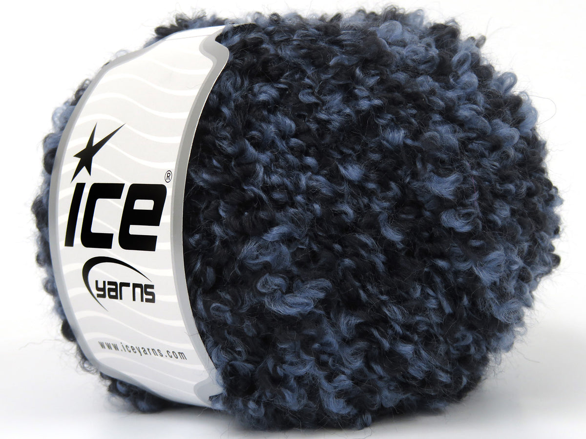 Alpaca Boucle Navy Shades fnt2-80379