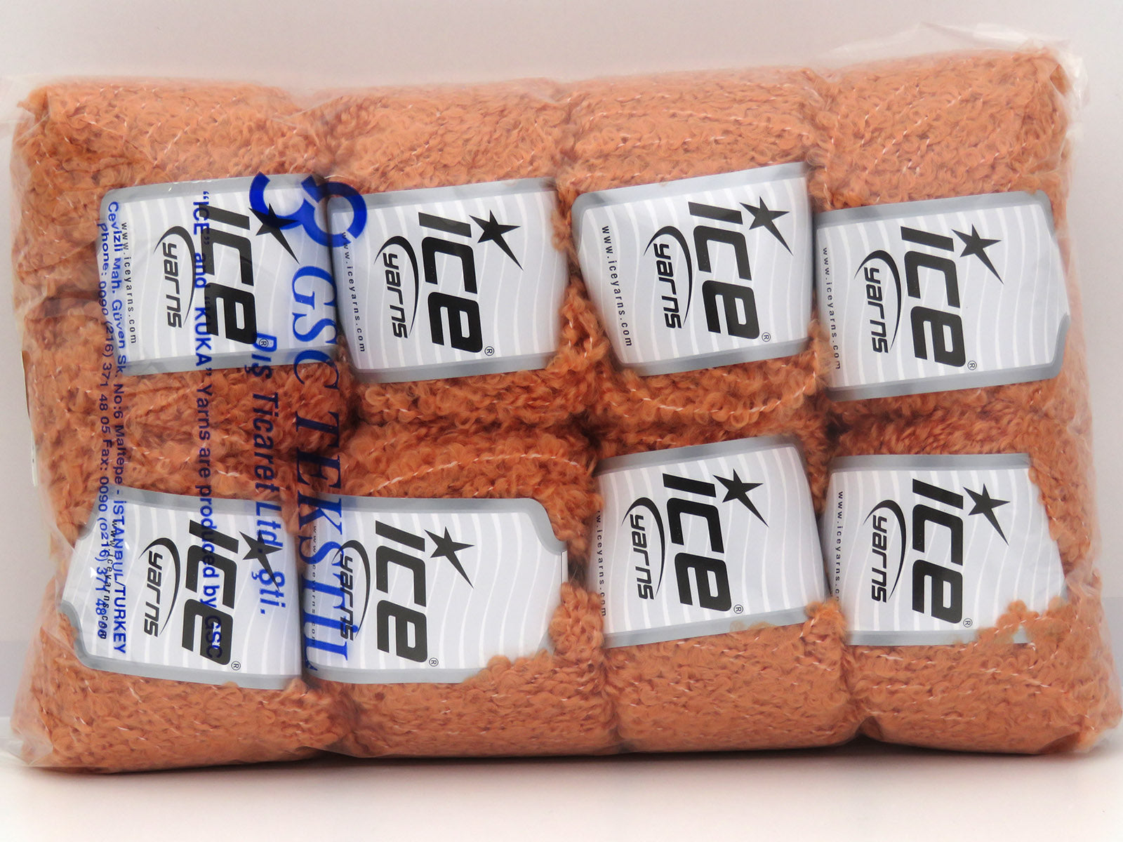 Alpaca Boucle Light Orange fnt2-80381
