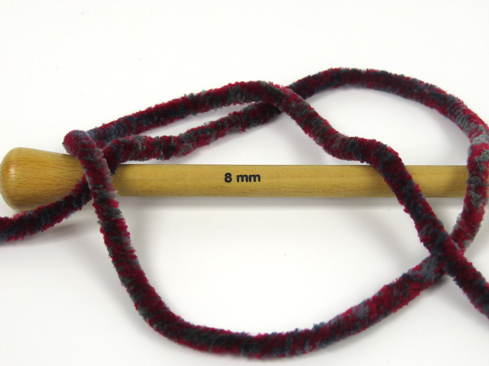 Chenille Safari Burgundy, Grey fnt2-80403
