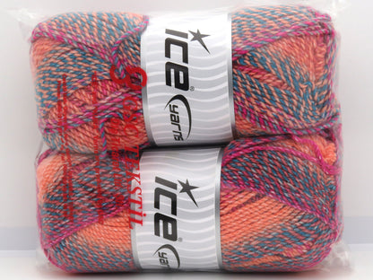 Mosaic Turquoise, Salmon, Pink, Lilac fnt2-80414