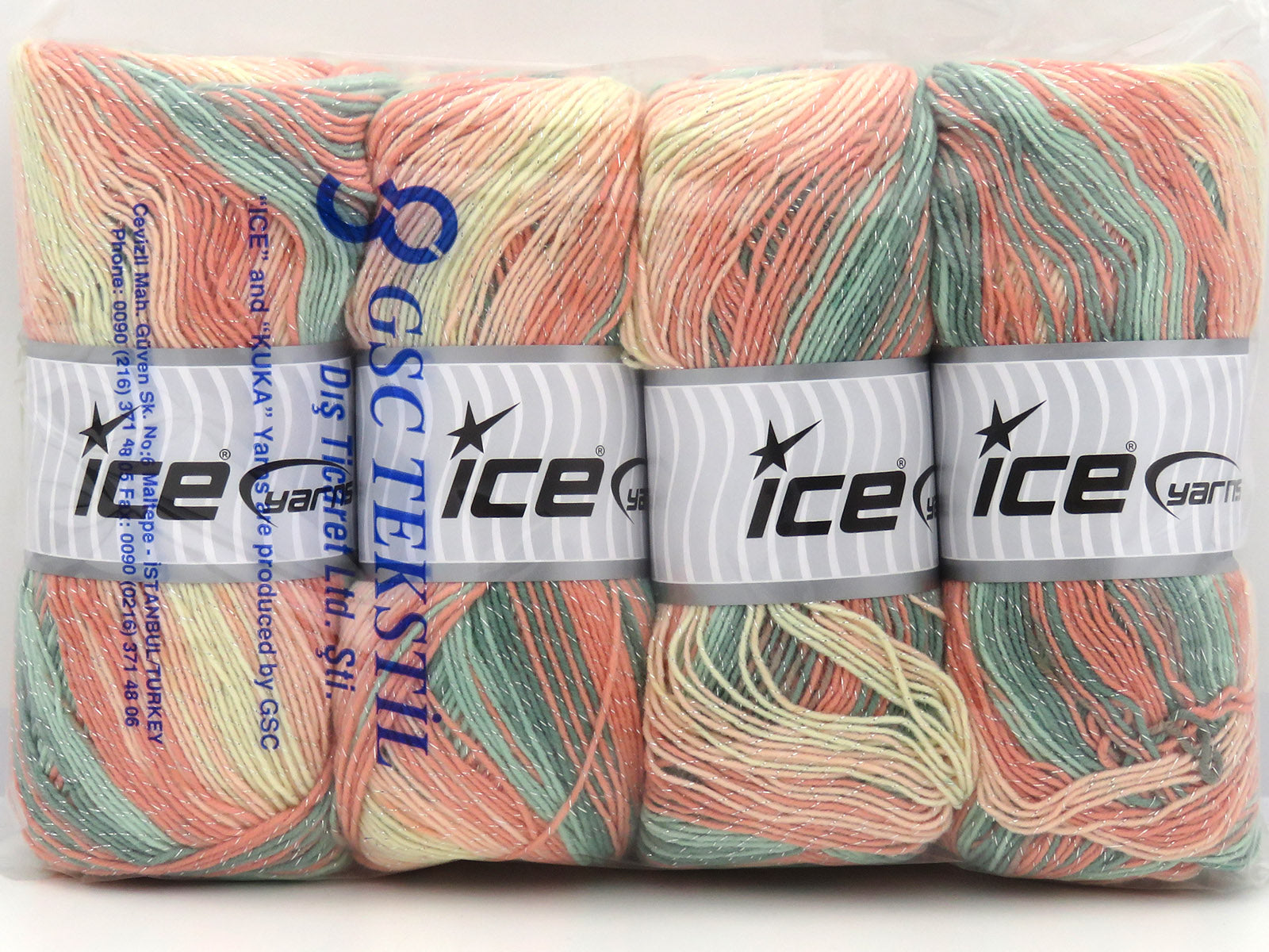Magic Glitz Salmon Shades, Green Shades fnt2-80418