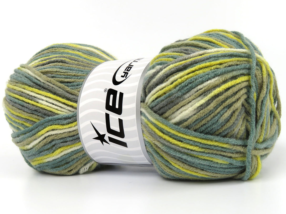 Party Green Shades, Yellow, Cream fnt2-80439