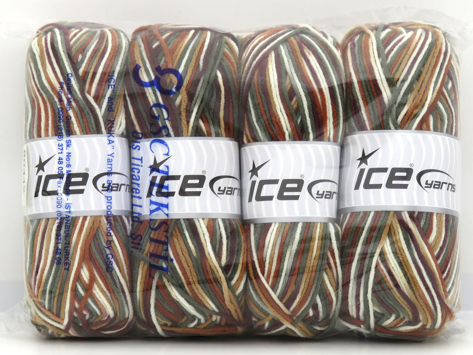 Party Brown Shades, Green, White fnt2-80442