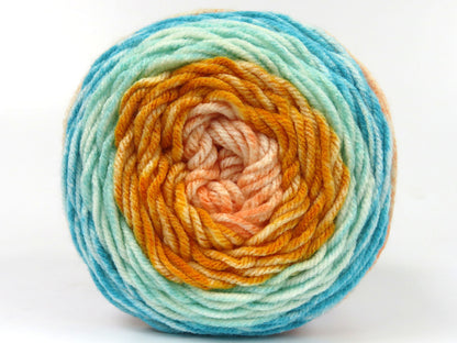 Cakes Splash Gold Shades, Turquoise Shades, White fnt2-80451