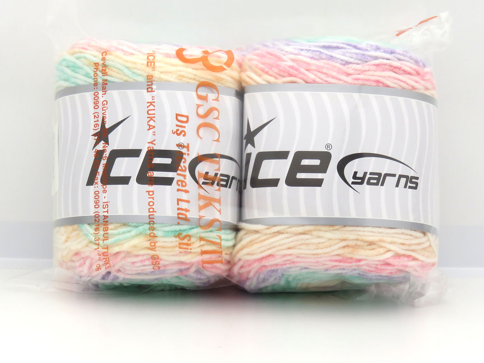 Cakes Splash Light Gold, White, Light Green, Lilac, Light Pink fnt2-80452