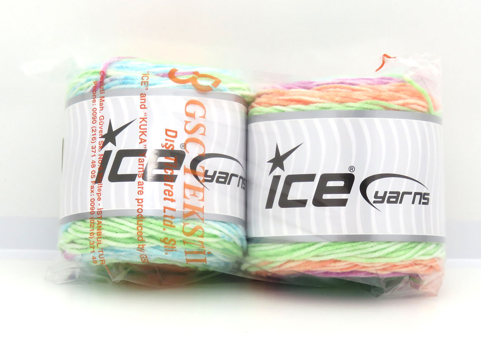 Cakes Splash Orange, Fuchsia, Green, Turquoise fnt2-80453