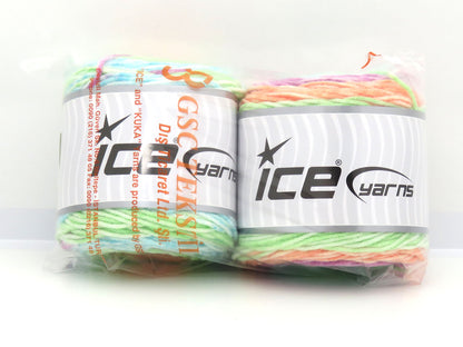 Cakes Splash Orange, Fuchsia, Green, Turquoise fnt2-80453