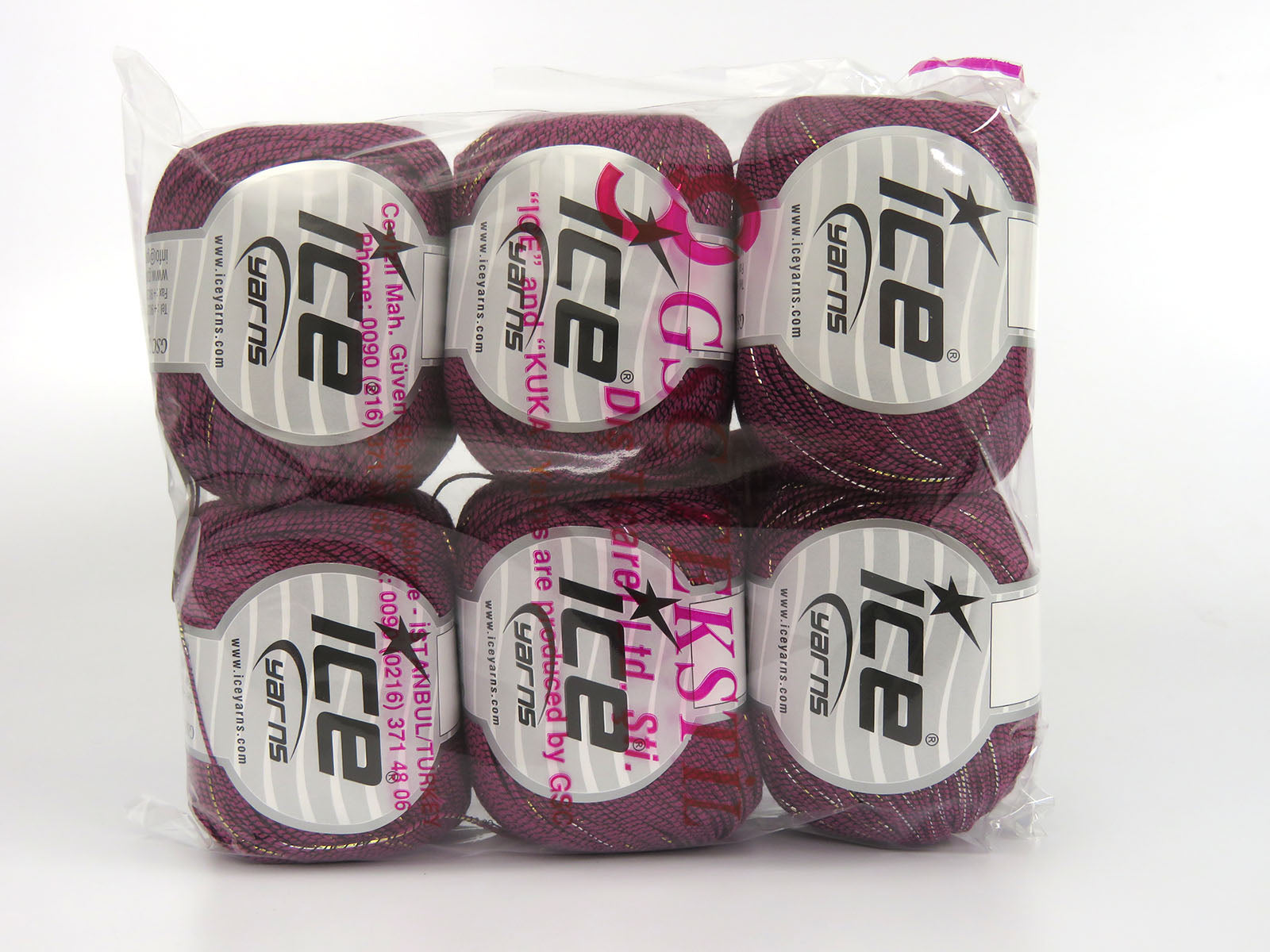 Cotton Glitz Dark Fuchsia fnt2-80460