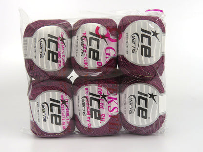 Cotton Glitz Dark Fuchsia fnt2-80460