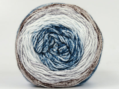 Cakes Cotton Royal White, Brown, Turquoise fnt2-80472