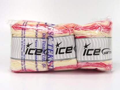 Cakes Cotton Royal White, Light Yellow, Light Pink, Red, Orange fnt2-80474