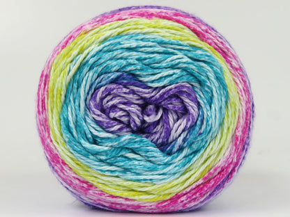 Cakes Cotton Royal White, Lilac, Pink, Turquoise, Yellow fnt2-80476