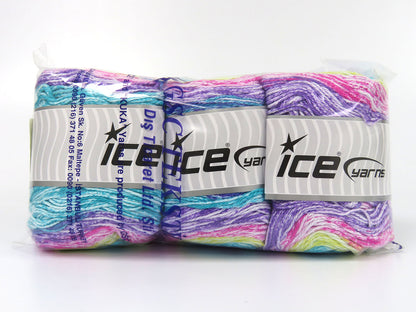 Cakes Cotton Royal White, Lilac, Pink, Turquoise, Yellow fnt2-80476
