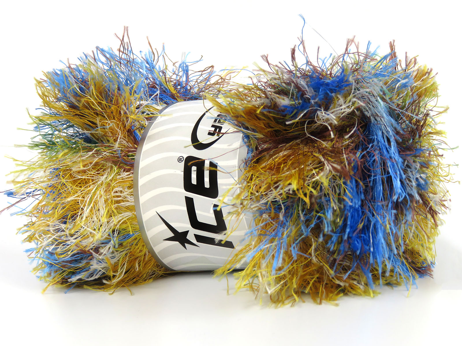 Long Eyelash Rainbow Brown, Blue, Yellow, White fnt2-80531