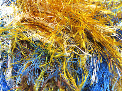 Long Eyelash Rainbow Brown, Blue, Yellow, White fnt2-80531