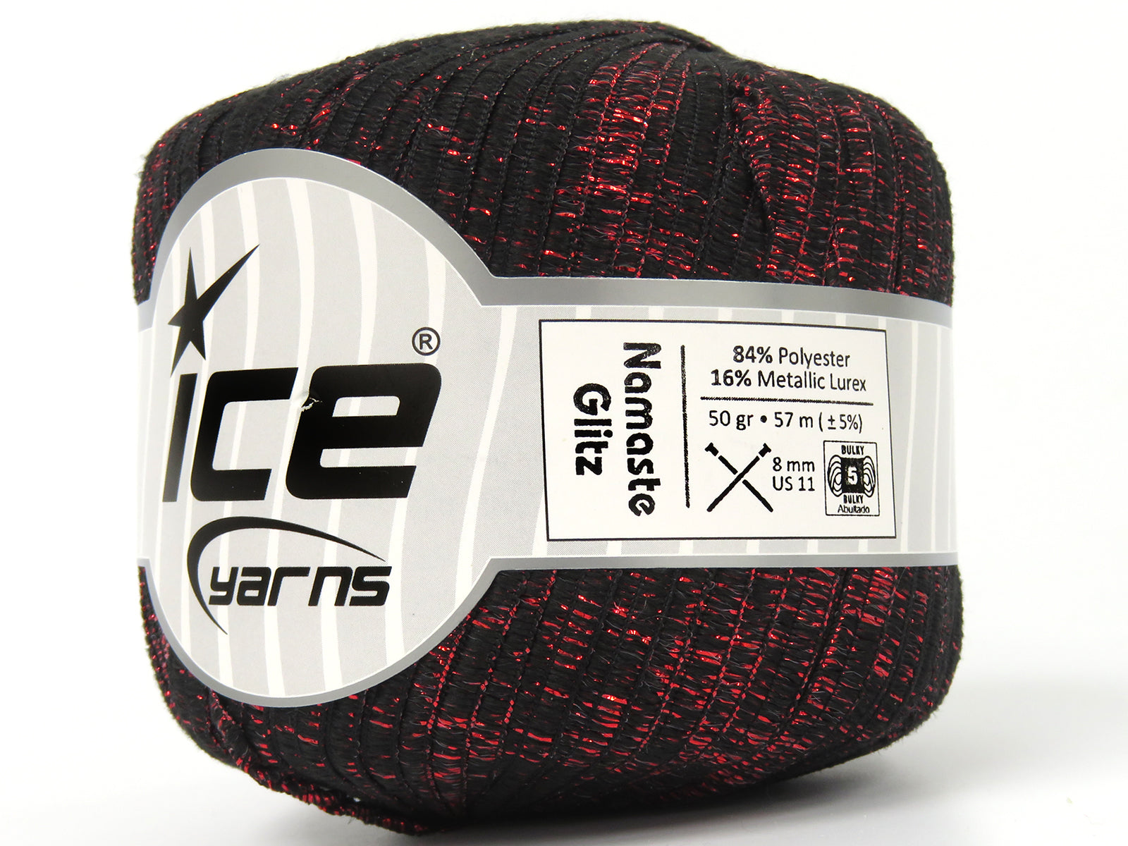 Namaste Glitz Black, Red fnt2-80631