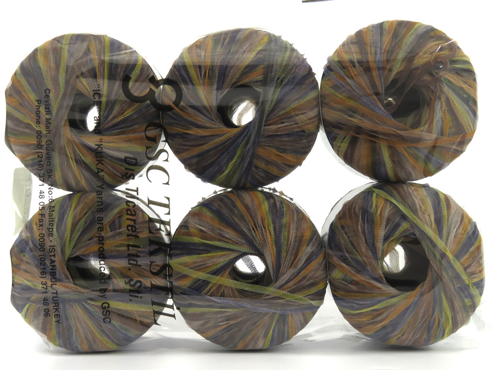 Aria Fresca Brown Shades, Gold, Green, Orange fnt2-80723