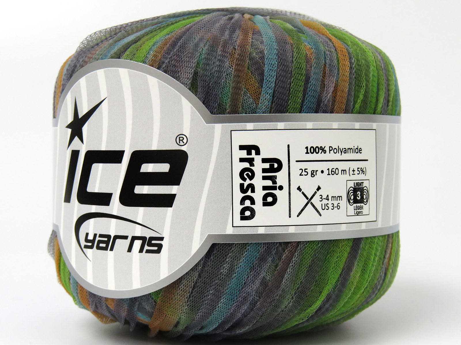 Aria Fresca Green, Grey, Orange, Turquoise fnt2-80724