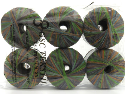 Aria Fresca Green, Grey, Orange, Turquoise fnt2-80724