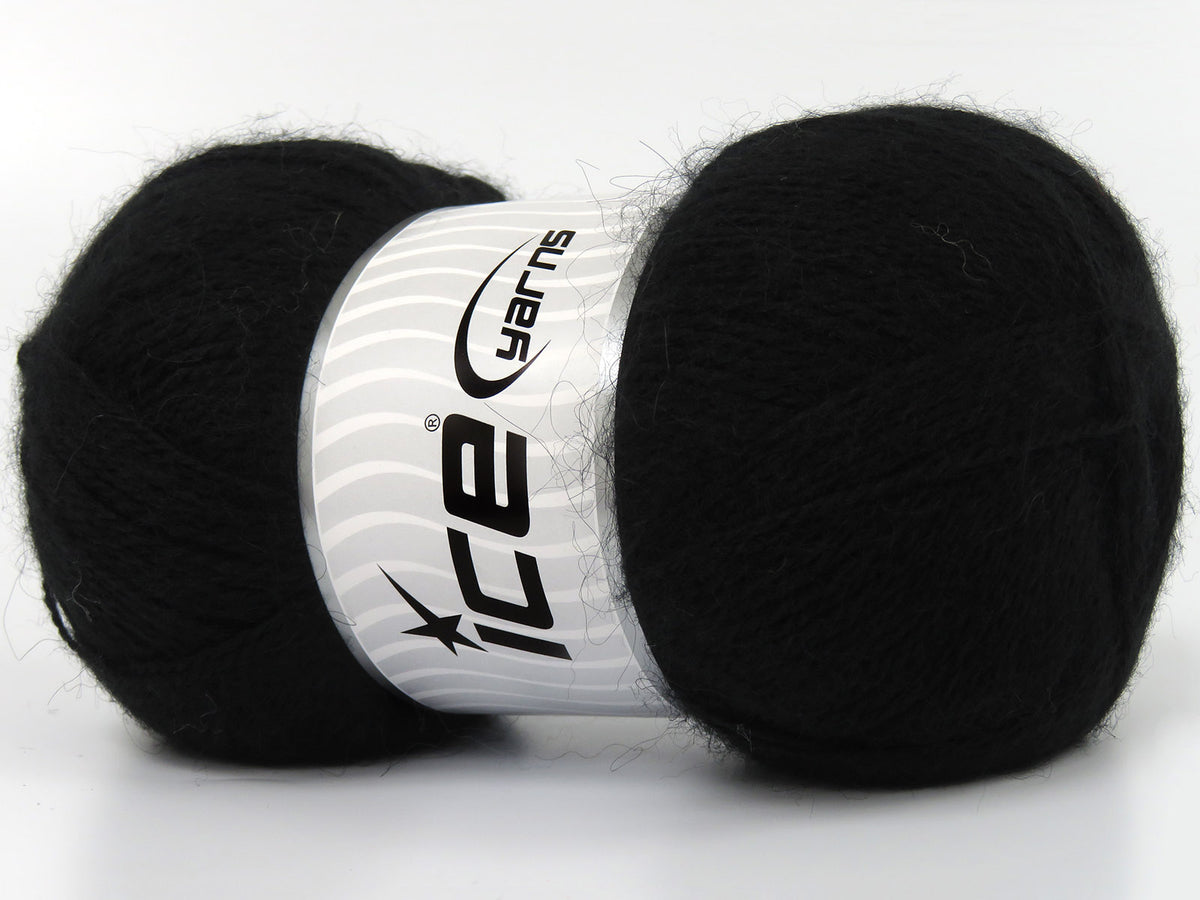 Mohair Pastel Black fnt2-80806