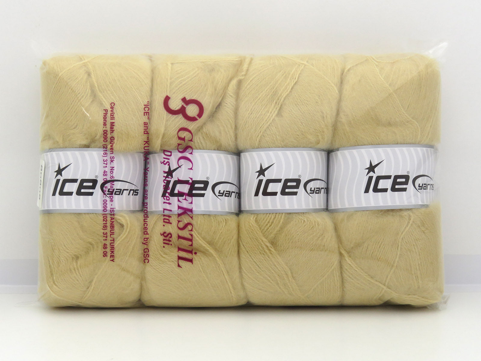 Mohair Pastel Dark Cream fnt2-80808