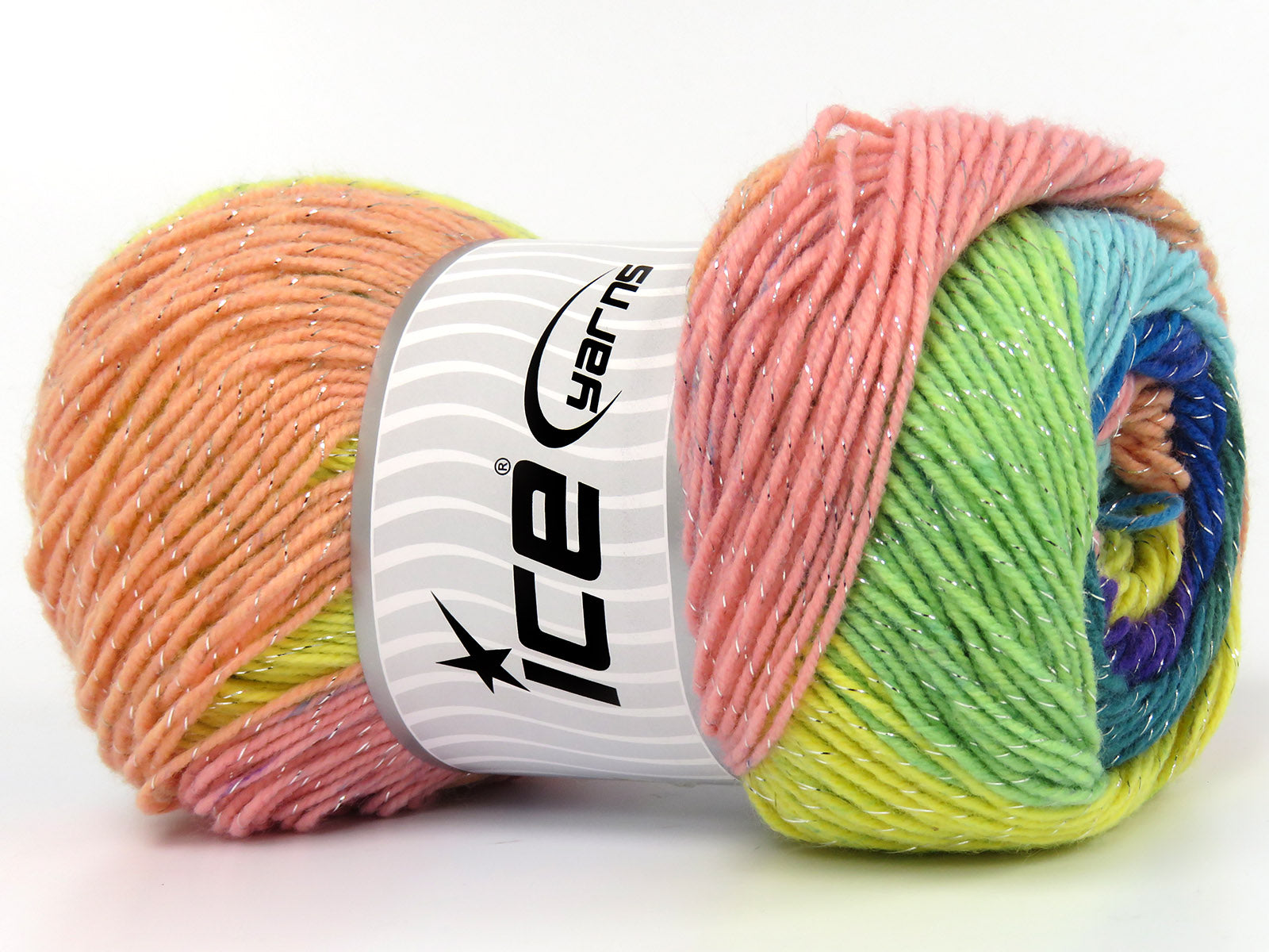 Magic Glitz Salmon, Yellow, Purple, Green, Turquoise, Blue fnt2-80847