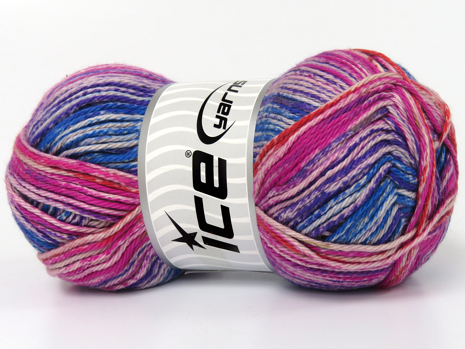 Noble Cotton Print Fuchsia, Blue, Red, Green, Purple fnt2-80889