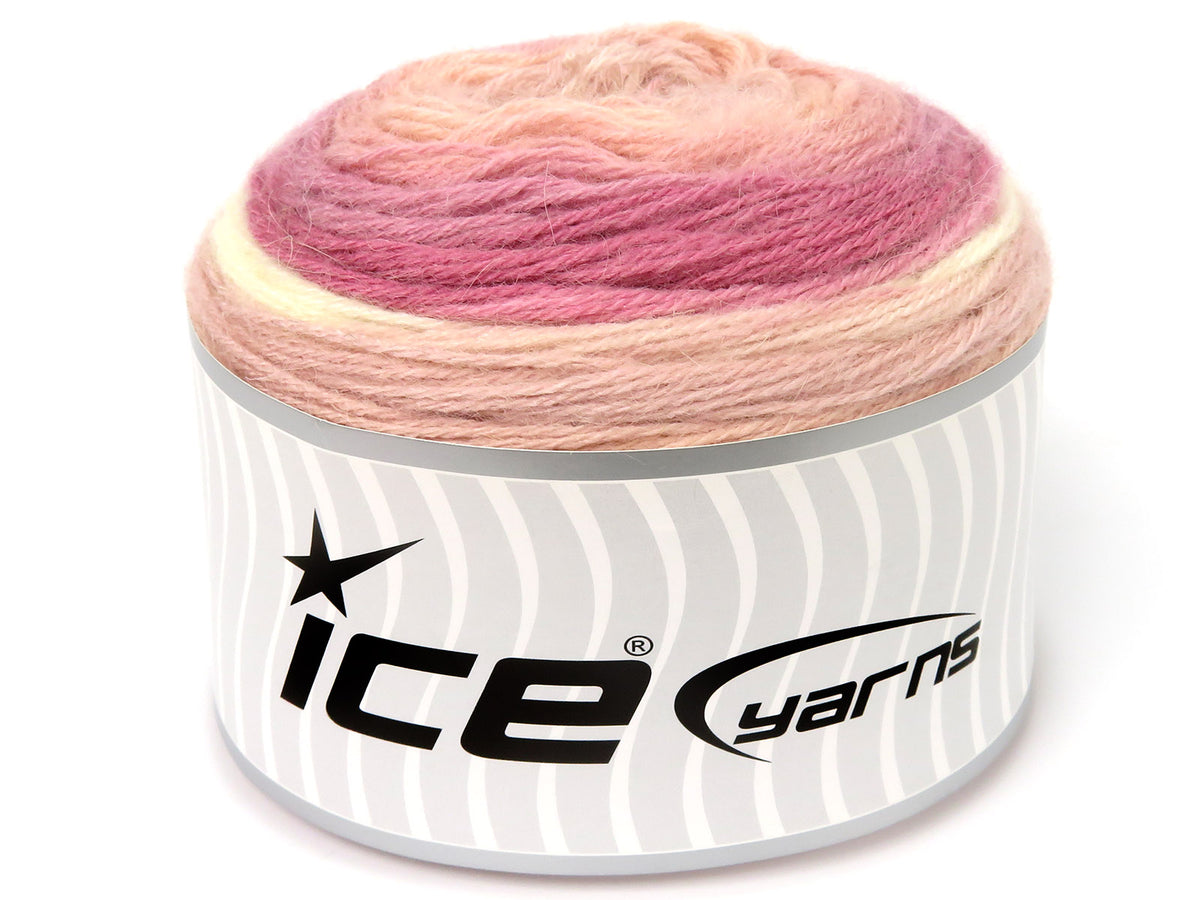 Cakes Mohair Pink Shades, Cream fnt2-81087