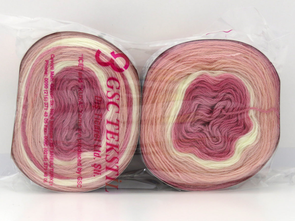 Cakes Mohair Pink Shades, Cream fnt2-81087