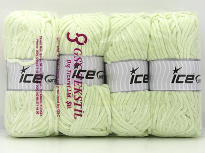 Chenille Baby Greenish White fnt2-81157