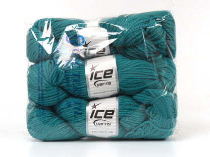 Organic Wool Bulky Ocean Green fnt2-81174