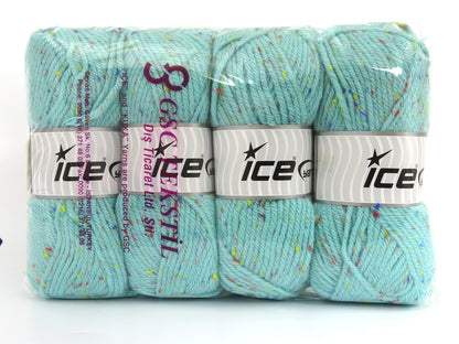 Wool Tweed Superbulky Mint Green fnt2-81208