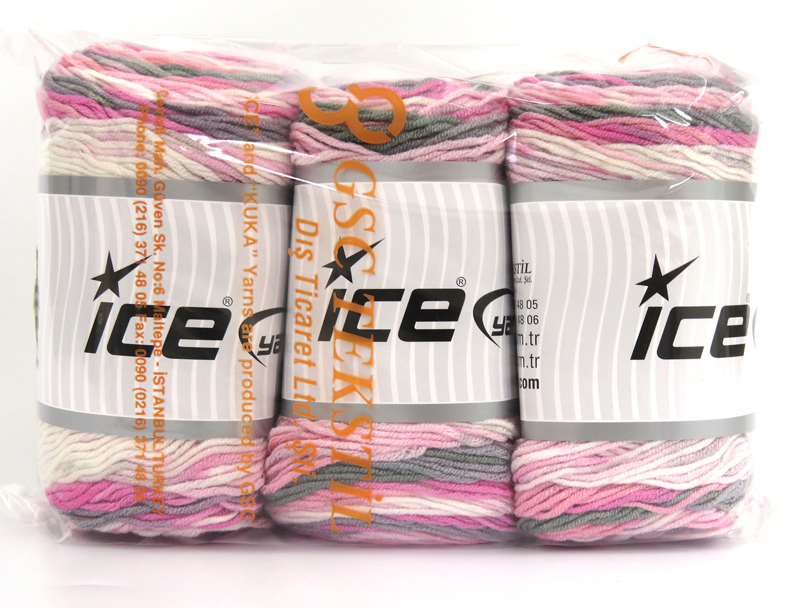 Baby Dream Batik Pink Shades, Grey Shades, White fnt2-81220