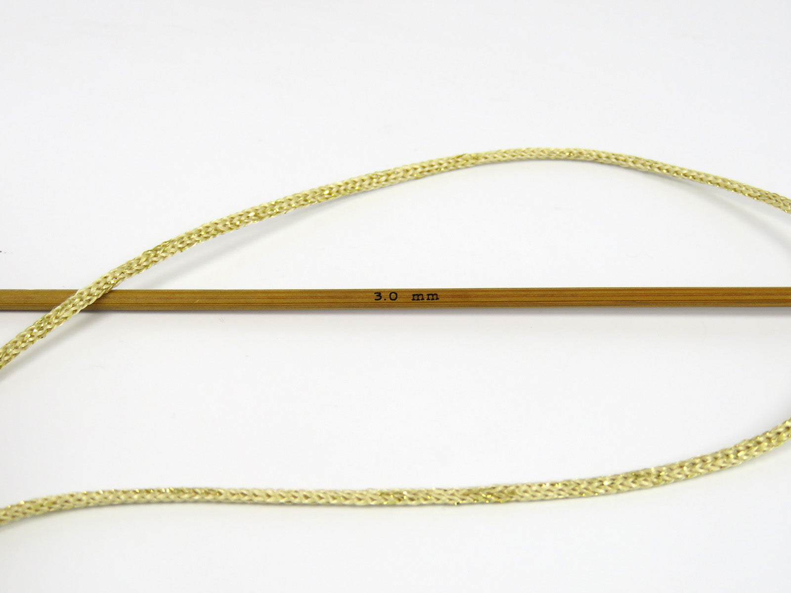 Macrame Bulky Glitz Cream, Gold fnt2-81229