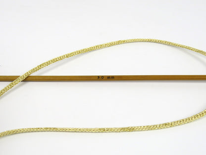 Macrame Bulky Glitz Cream, Gold fnt2-81229