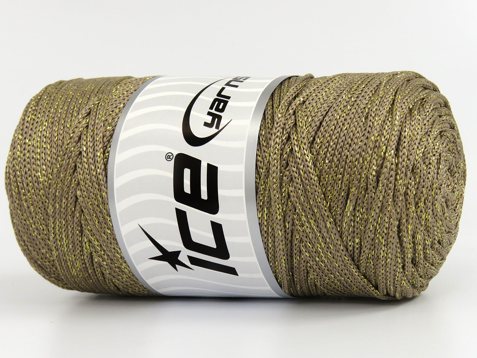 Macrame Bulky Glitz Camel, Gold fnt2-81231