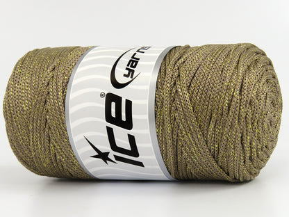 Macrame Bulky Glitz Camel, Gold fnt2-81231