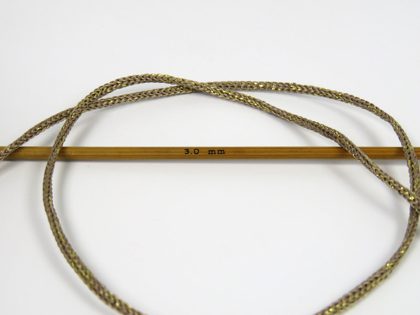 Macrame Bulky Glitz Camel, Gold fnt2-81231
