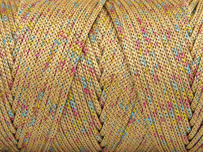 Macrame Bulky Glitz Multi Light Brown, Irridescent fnt2-81234