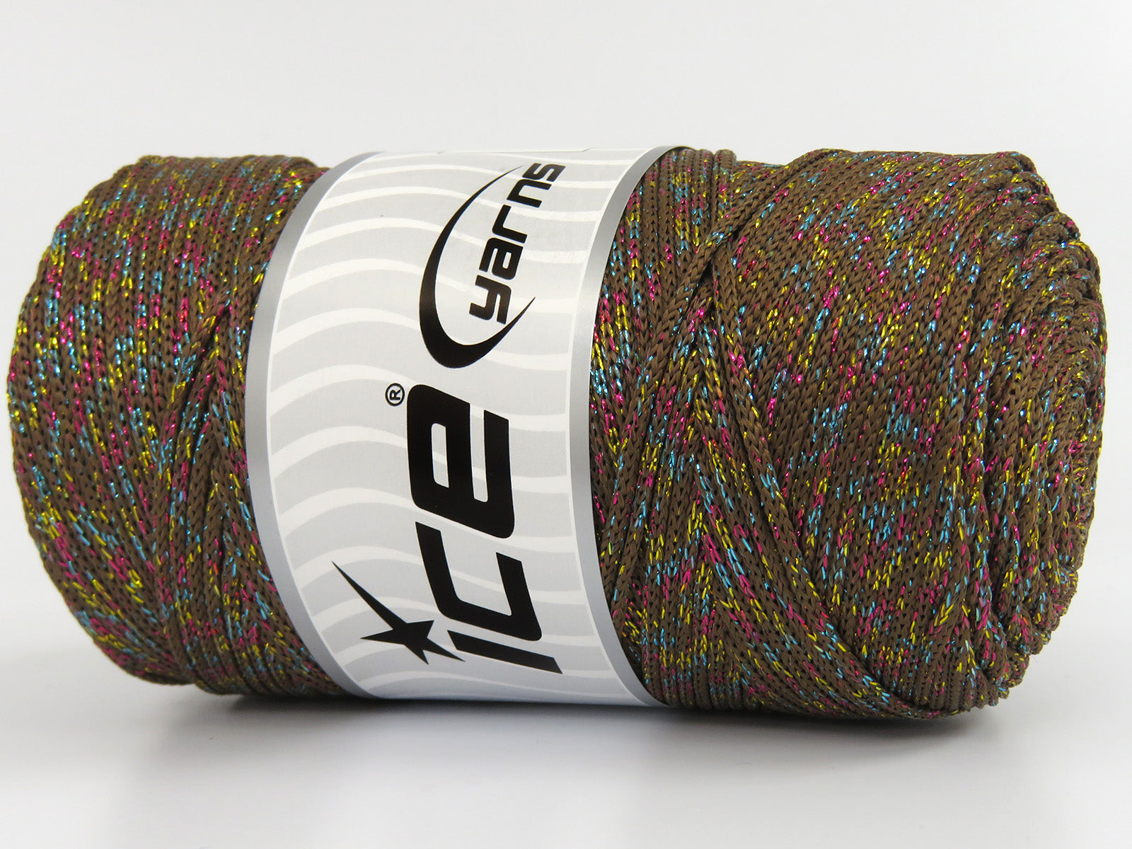 Macrame Bulky Glitz Multi Brown, Irridescent fnt2-81235
