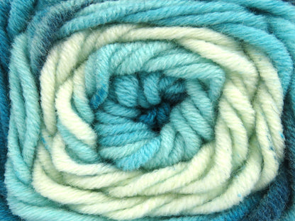 Wool Superbulky Batik Turquoise Shades fnt2-81243