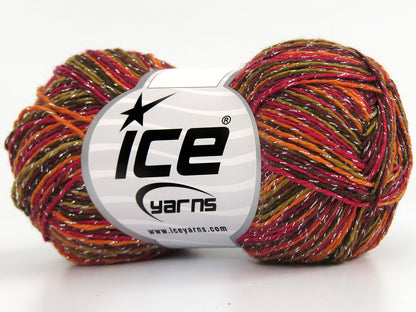 Summer Rose Glitz Orange, Red, Burgundy, Brown Shades fnt2-81249